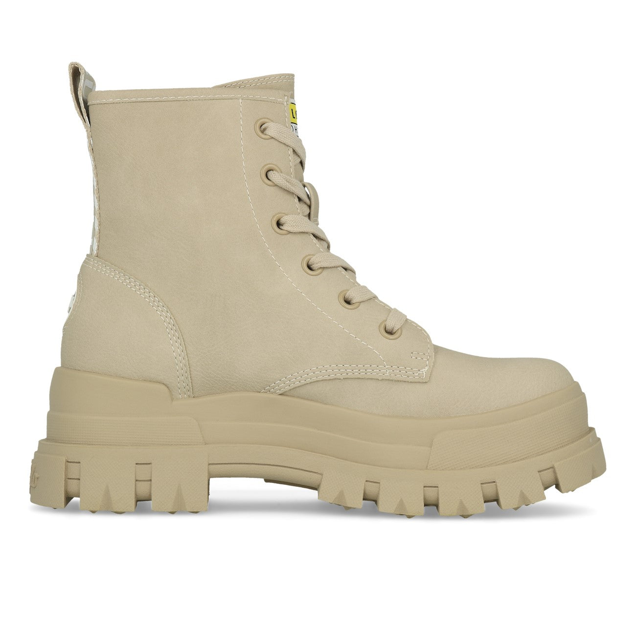 Buffalo Aspha Rld Bootie Flat Damskie Imi Nubuck Cream