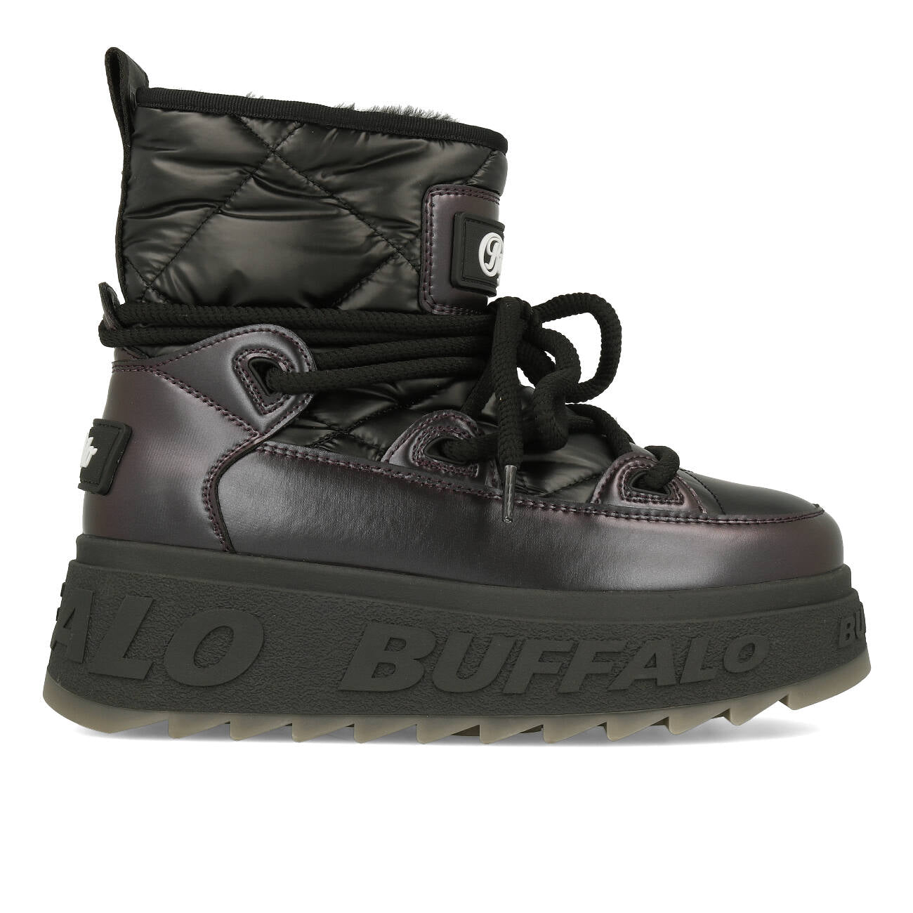 Buffalo Eliza Snow Boot Wegański Nappa Czarny