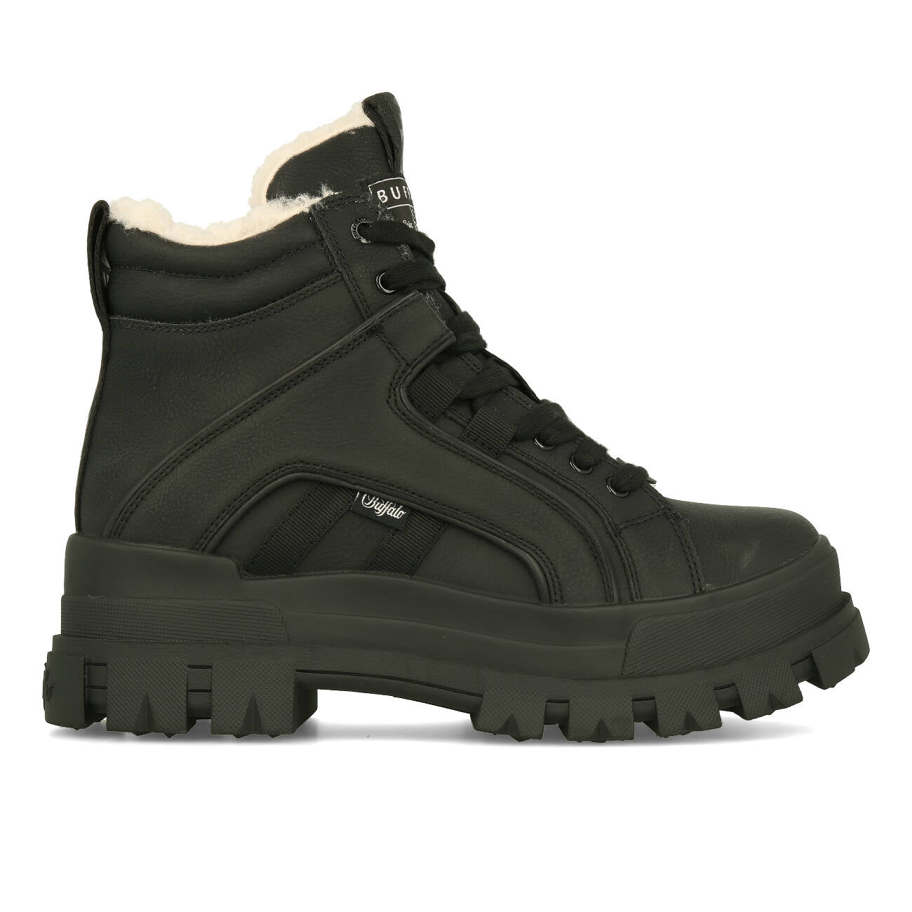 Buffalo Aspha NC Mid Warm Vegan Nubuk Czarny