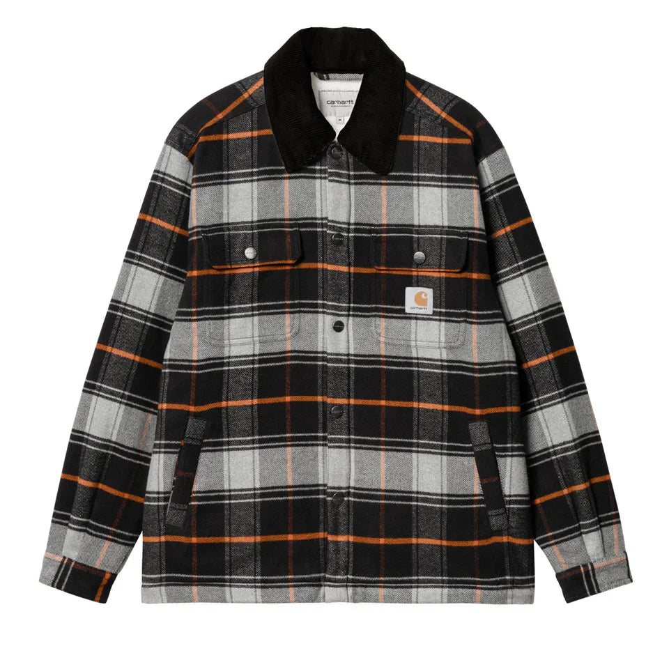 Carhartt WIP Koszula Baris Jac Baris Check Grey Heather