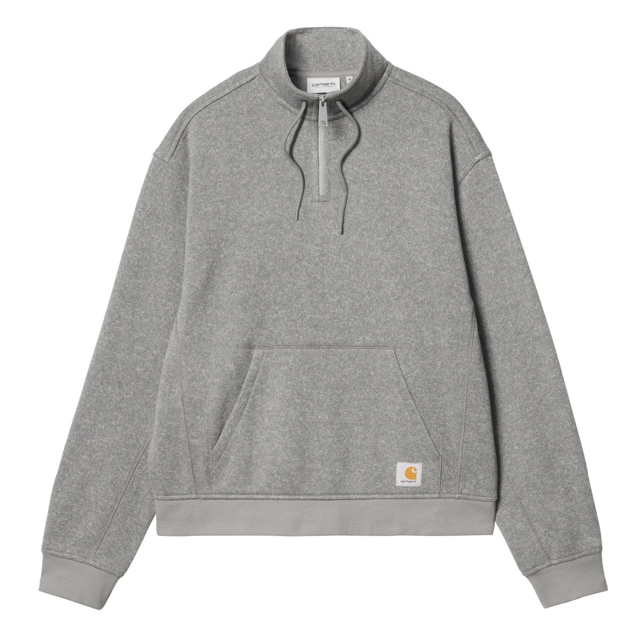 Carhartt WIP Luther Half Zip Sweat Męski Misty Grey Heather