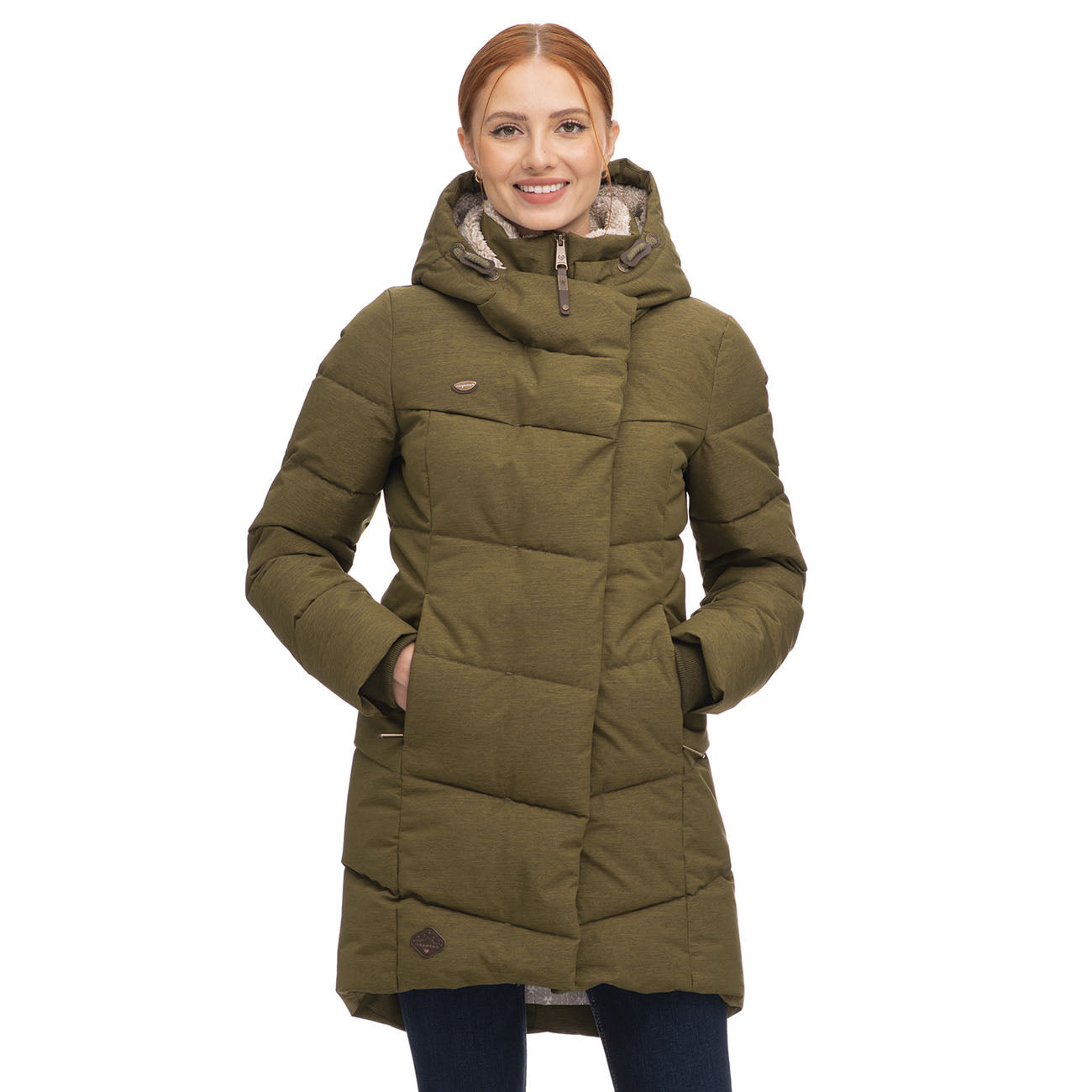 Ragwear Pavla Jacket Damska Jasna Oliwa