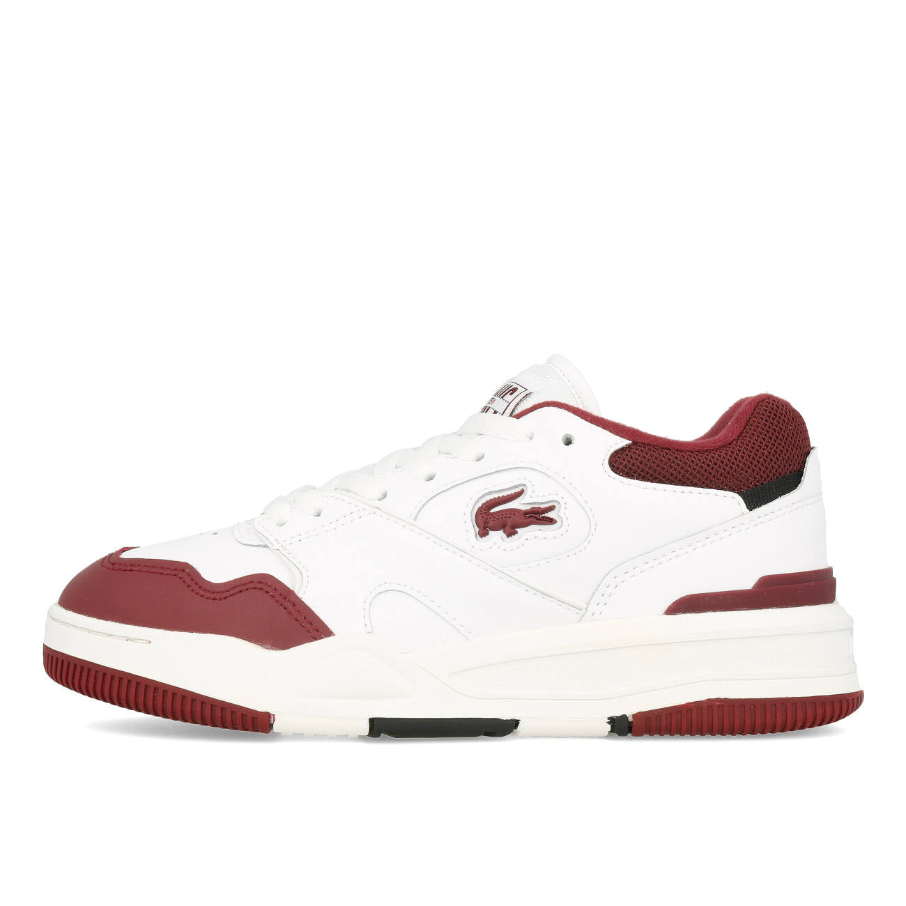 Lacoste Lineshot 223 2 SFA damskie biało-bordowe