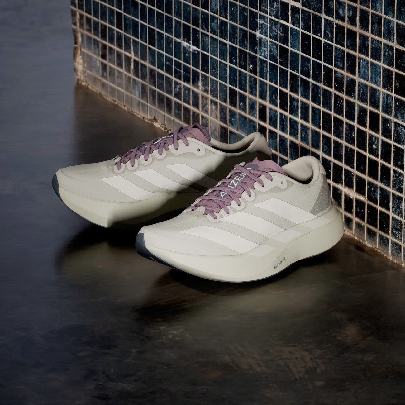 adidas Damskie Adizero EVO SL Woven H.K. Putty Grey Alumina Shadow