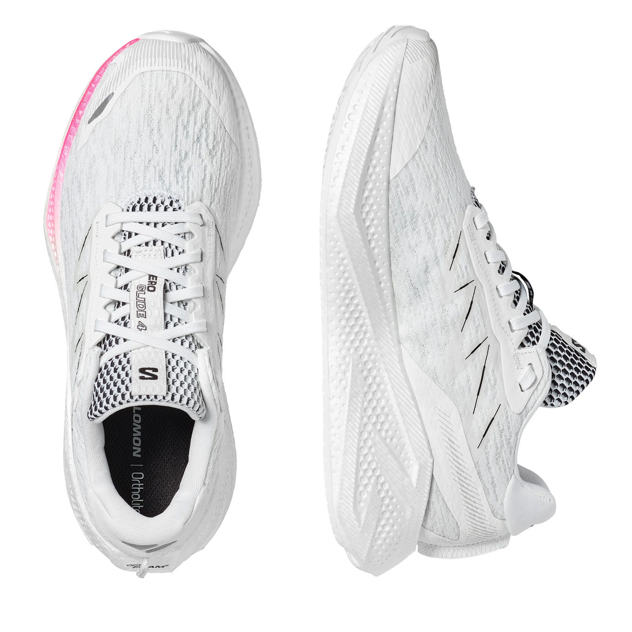 Salomon Aero Glide 4 Męskie Białe Białe Czarne