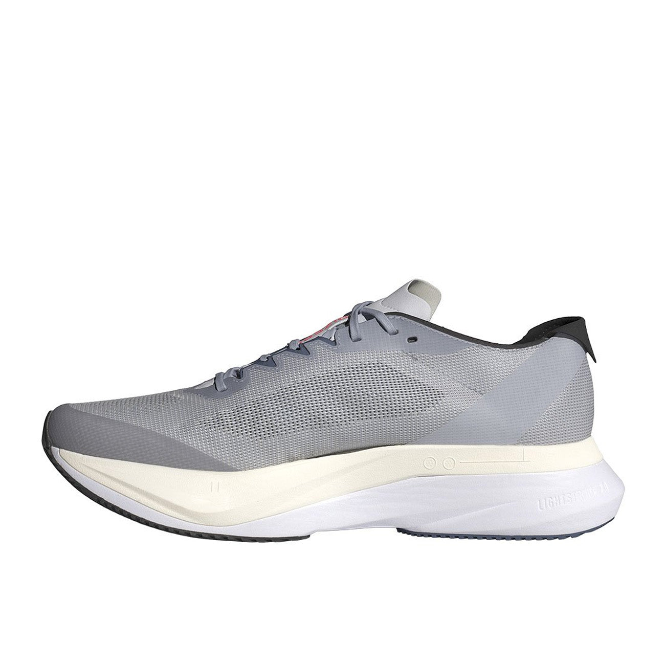 adidas Adizero Boston 12 M męskie szare, słoneczna czerwień