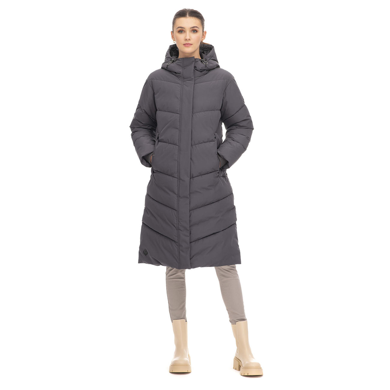 Ragwear Suminka kurtka damska ciemnoszara