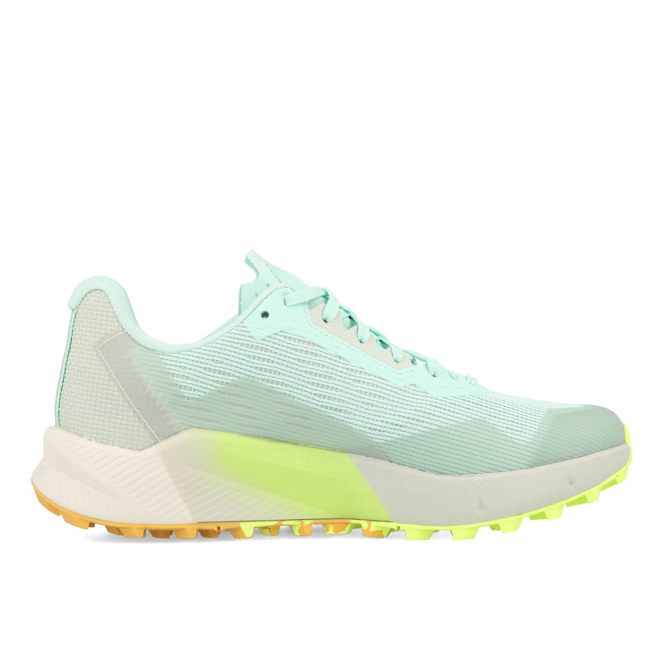 adidas Terrex Agravic Flow 2 GTX W damskie półprzezroczyste obuwie Flash Aqua Wonder Silver Lucid Clementine