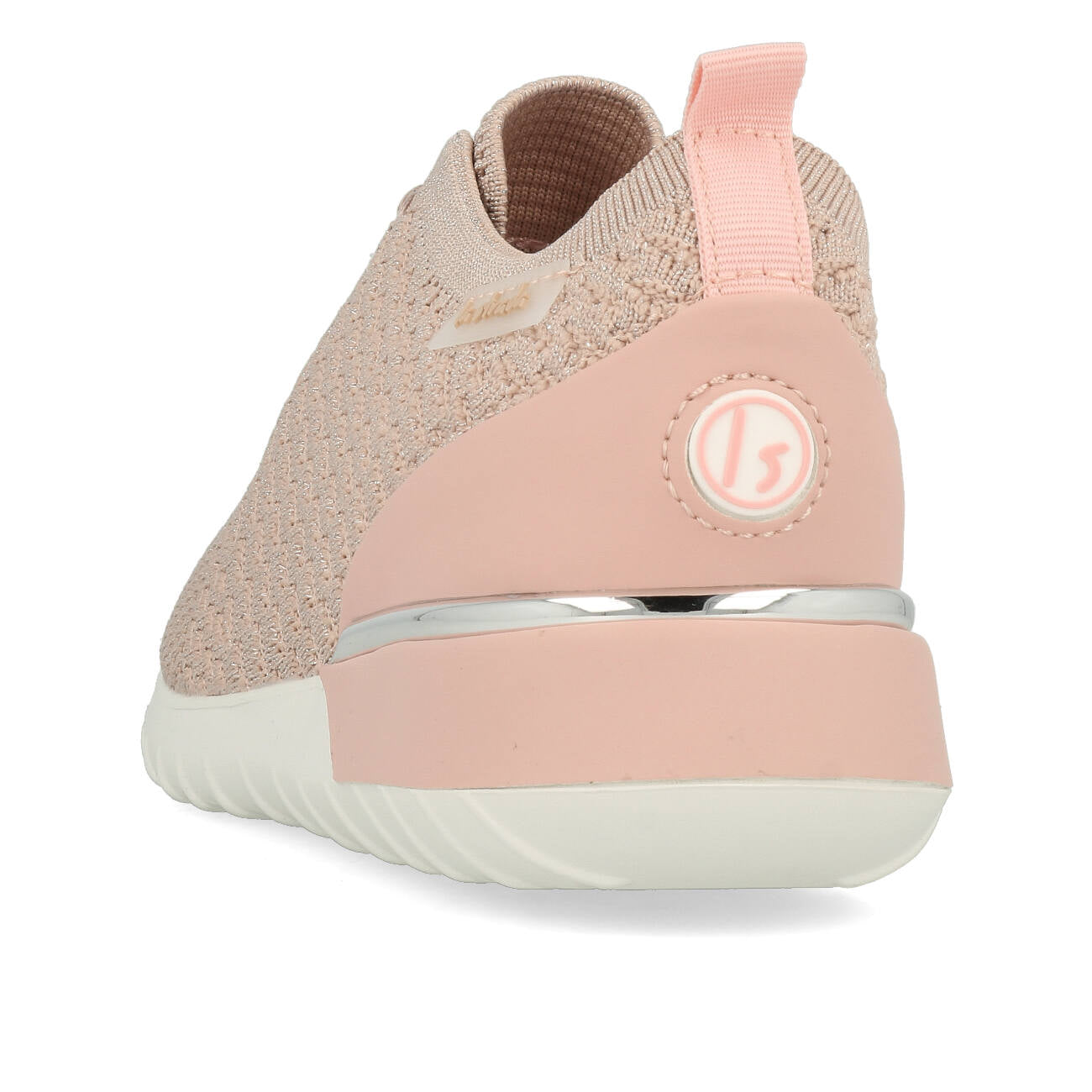 La Strada 2101381 Trampki damskie Nude Silver Knitted