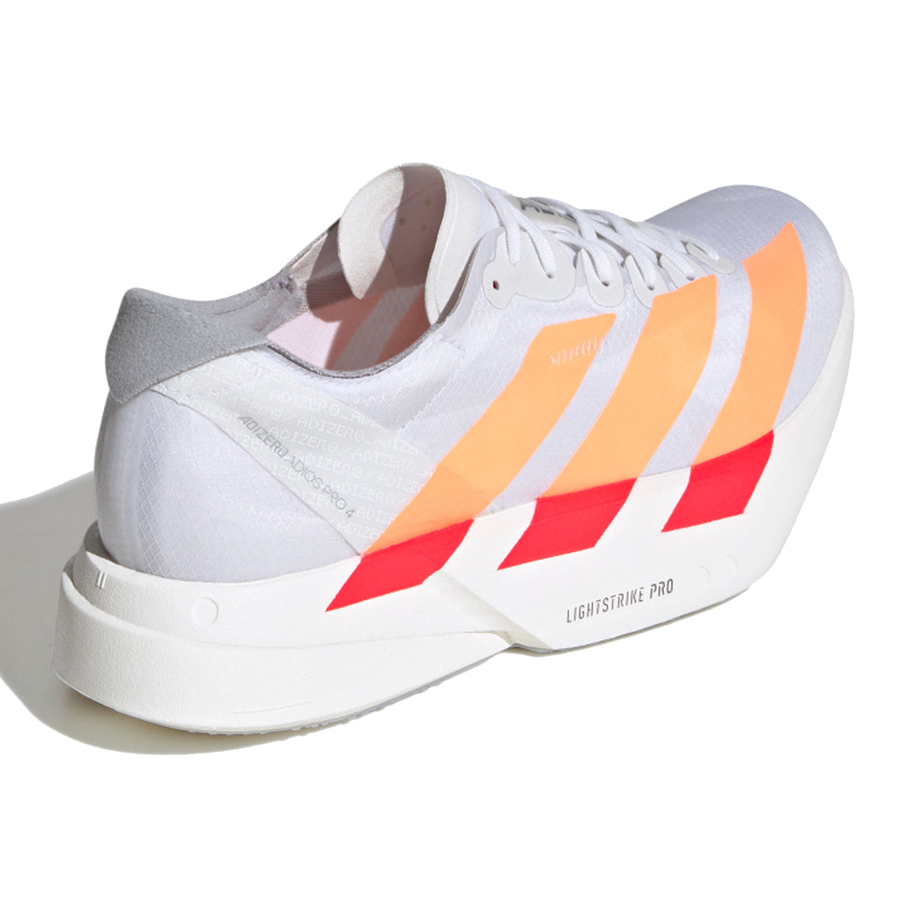 adidas Adizero Adios Pro 4 damskie biało-pomarańczowe