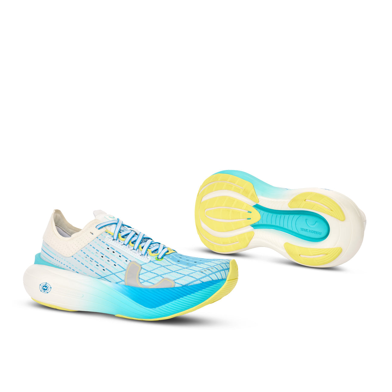True Motion U-TECH Solo 2 Damskie White Oyster Mushroom Malibu Blue