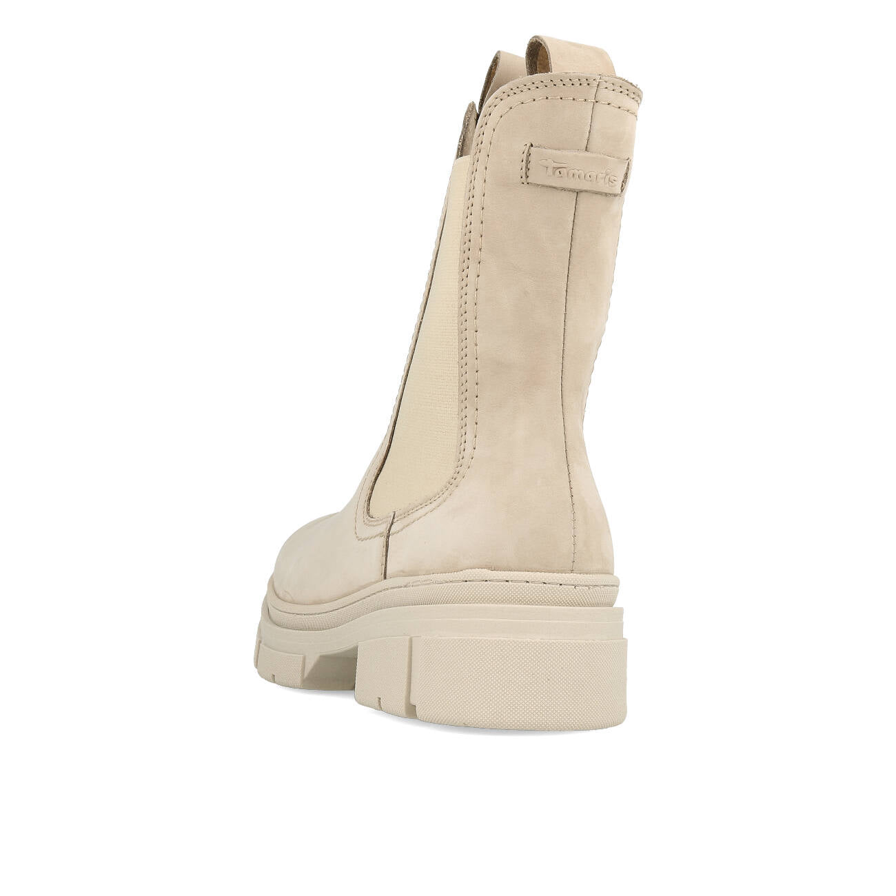 Tamaris 1-25901-41-353 Chelsea Boots Damskie Nubuk Taupe
