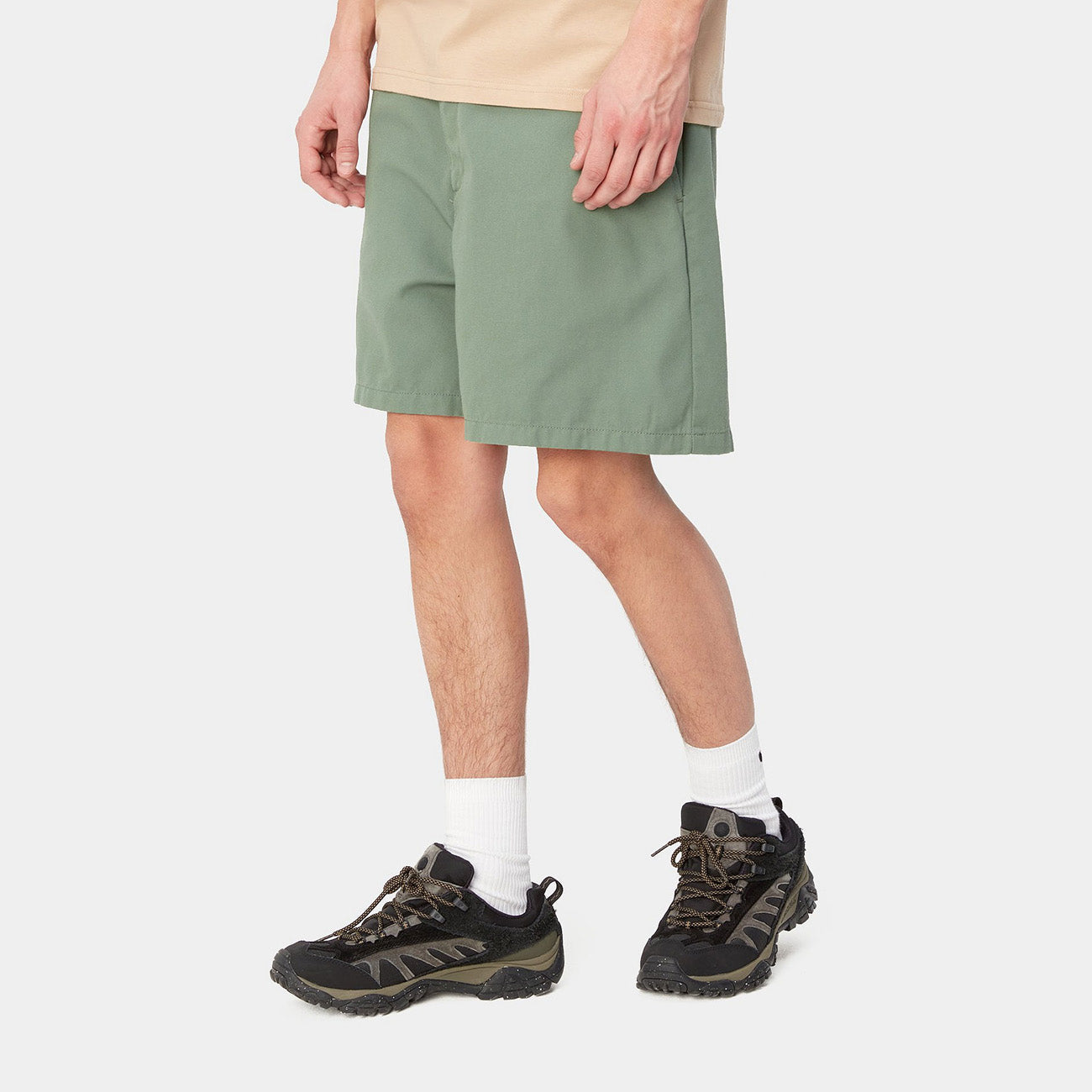 Carhartt WIP Sandler Short męskie spodenki Park Rinsed