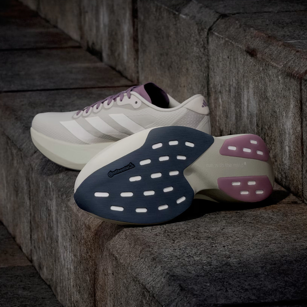 adidas Damskie Adizero EVO SL Woven H.K. Putty Grey Alumina Shadow
