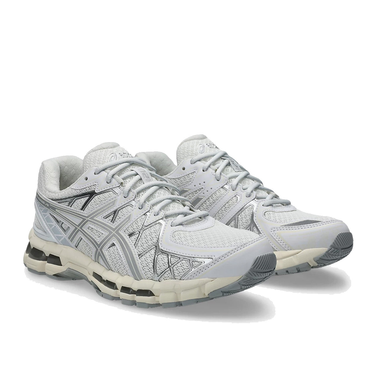 Asics Gel-Kayano 20 Męskie Białe Czyste Srebro