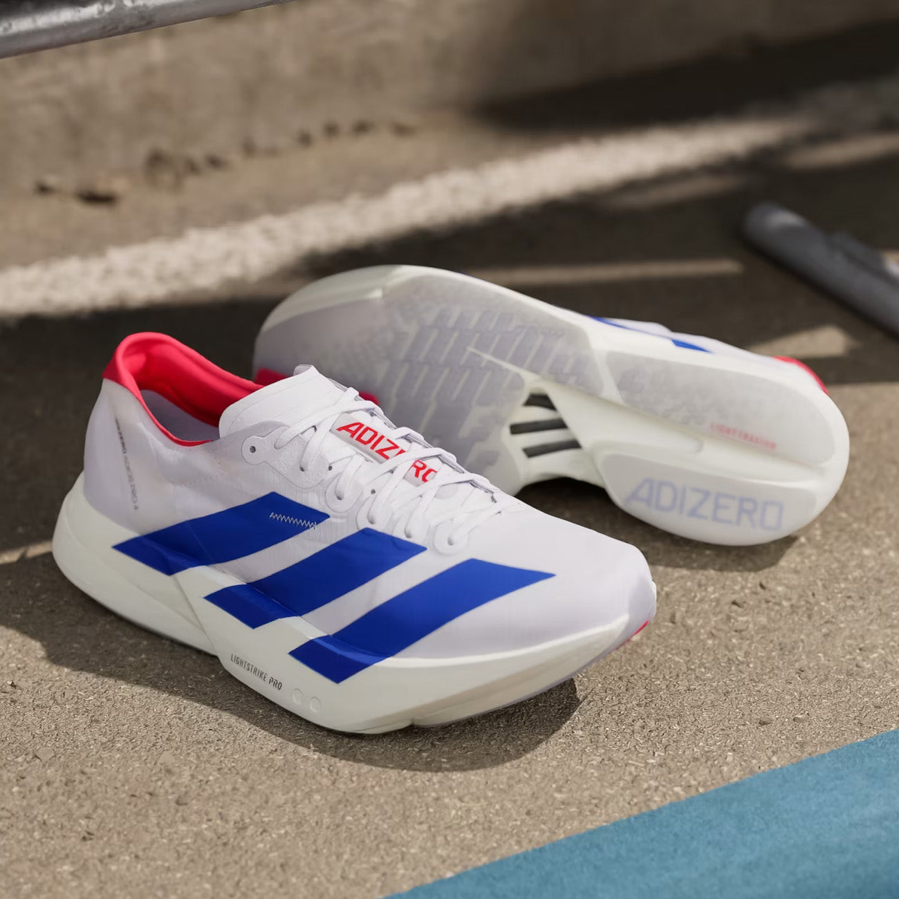 adidas Adizero Pro 4 M męskie Off White Royal Blue