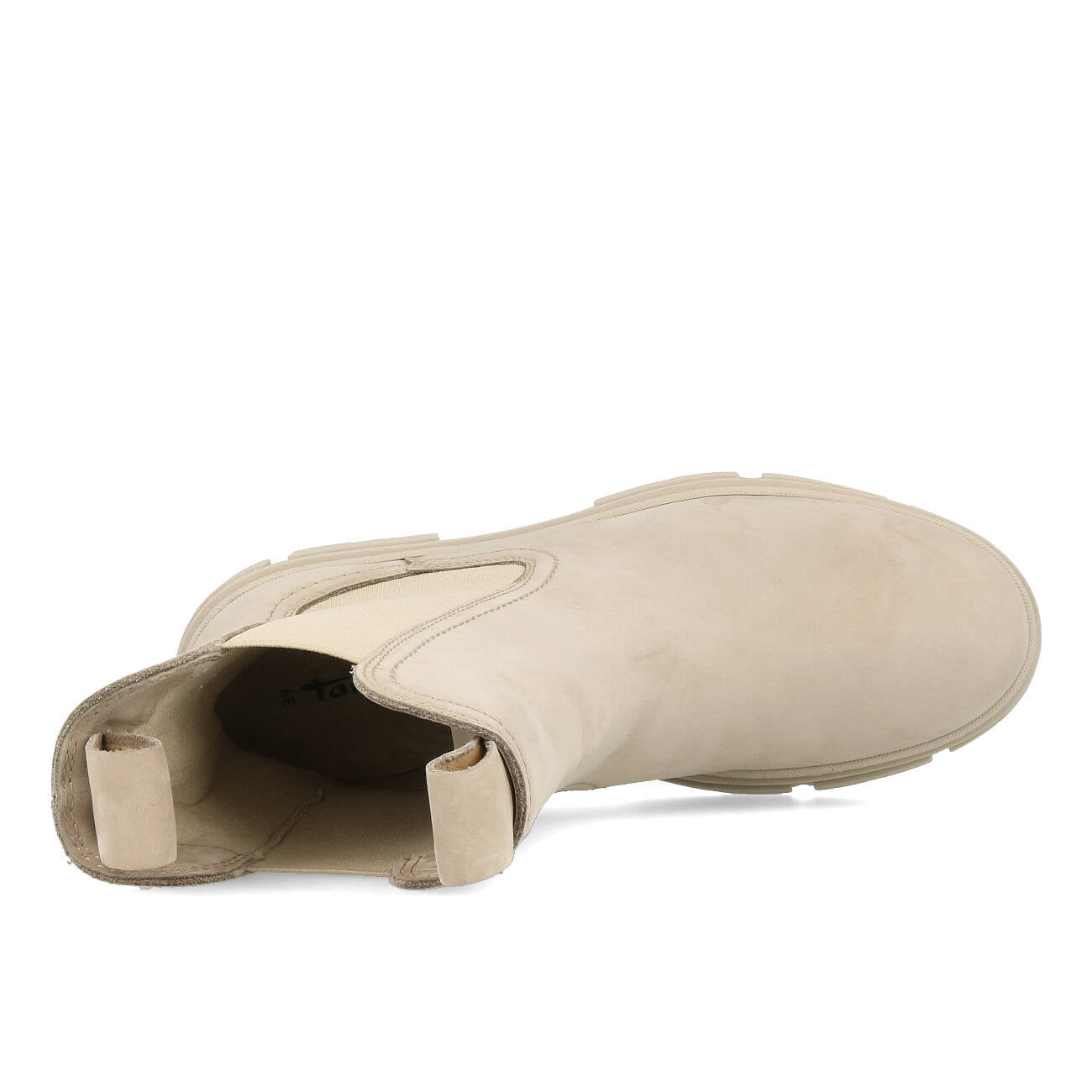 Tamaris 1-25901-41-353 Chelsea Boots Damskie Nubuk Taupe