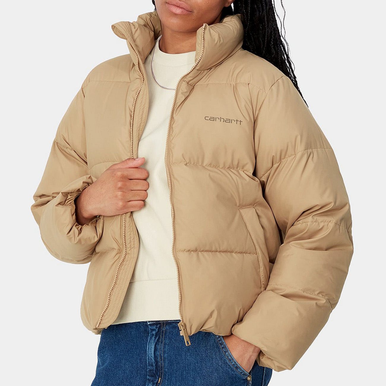 Carhartt WIP W' Springfield Jacket damska Orzechowe Czekoladowe