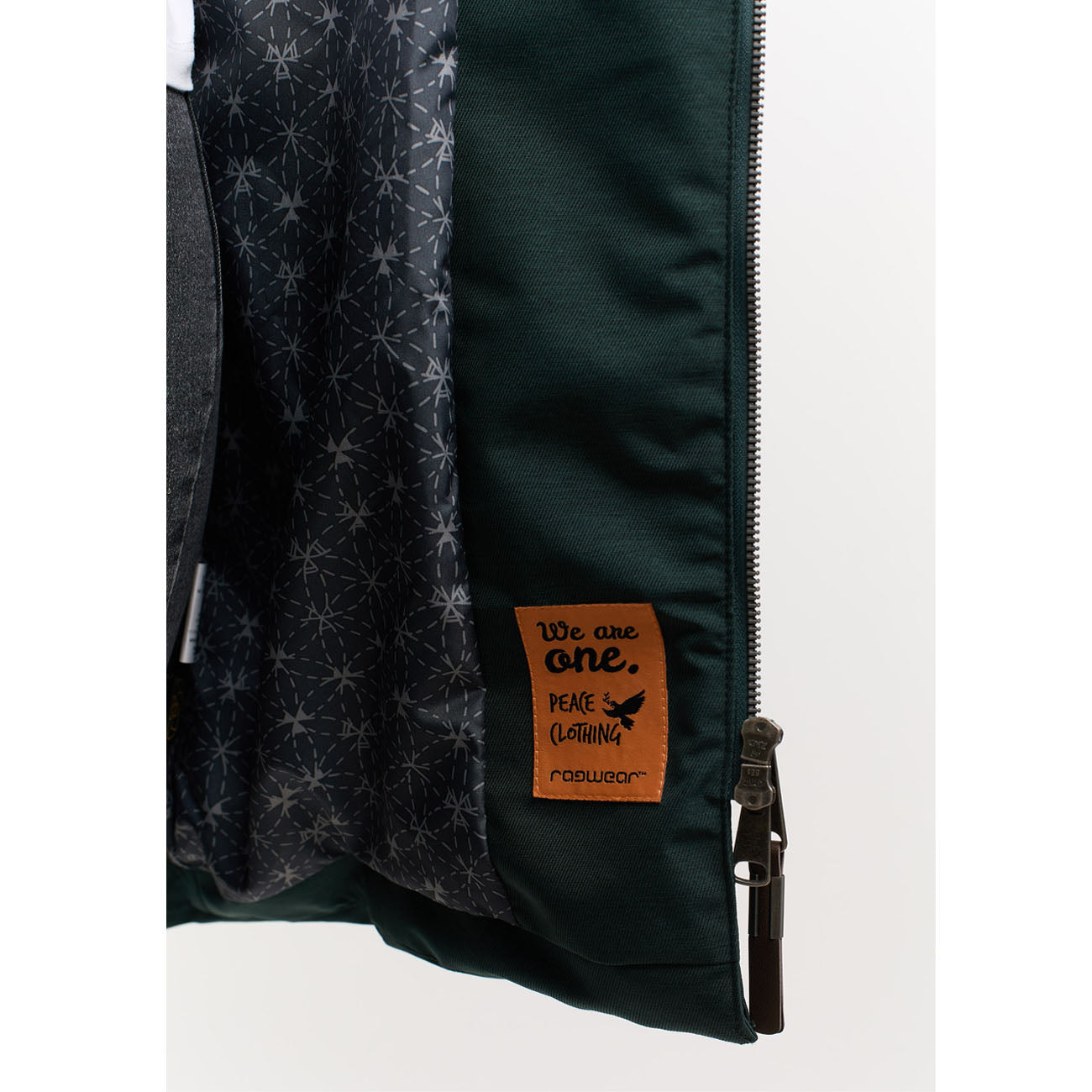 Ragwear Pavla Jacket Damska Ciemnozielona