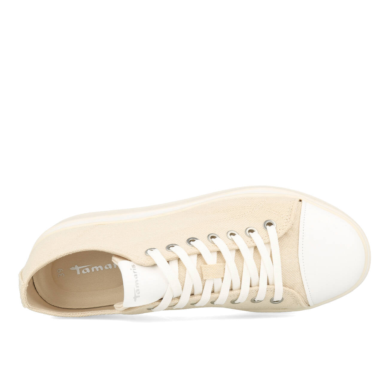 Tamaris 1-23723-42-418 Sneakersy damskie Ivory