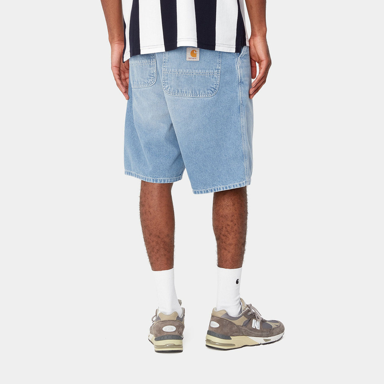 Carhartt WIP Simple Short Męskie Niebieskie Jasne True Washed