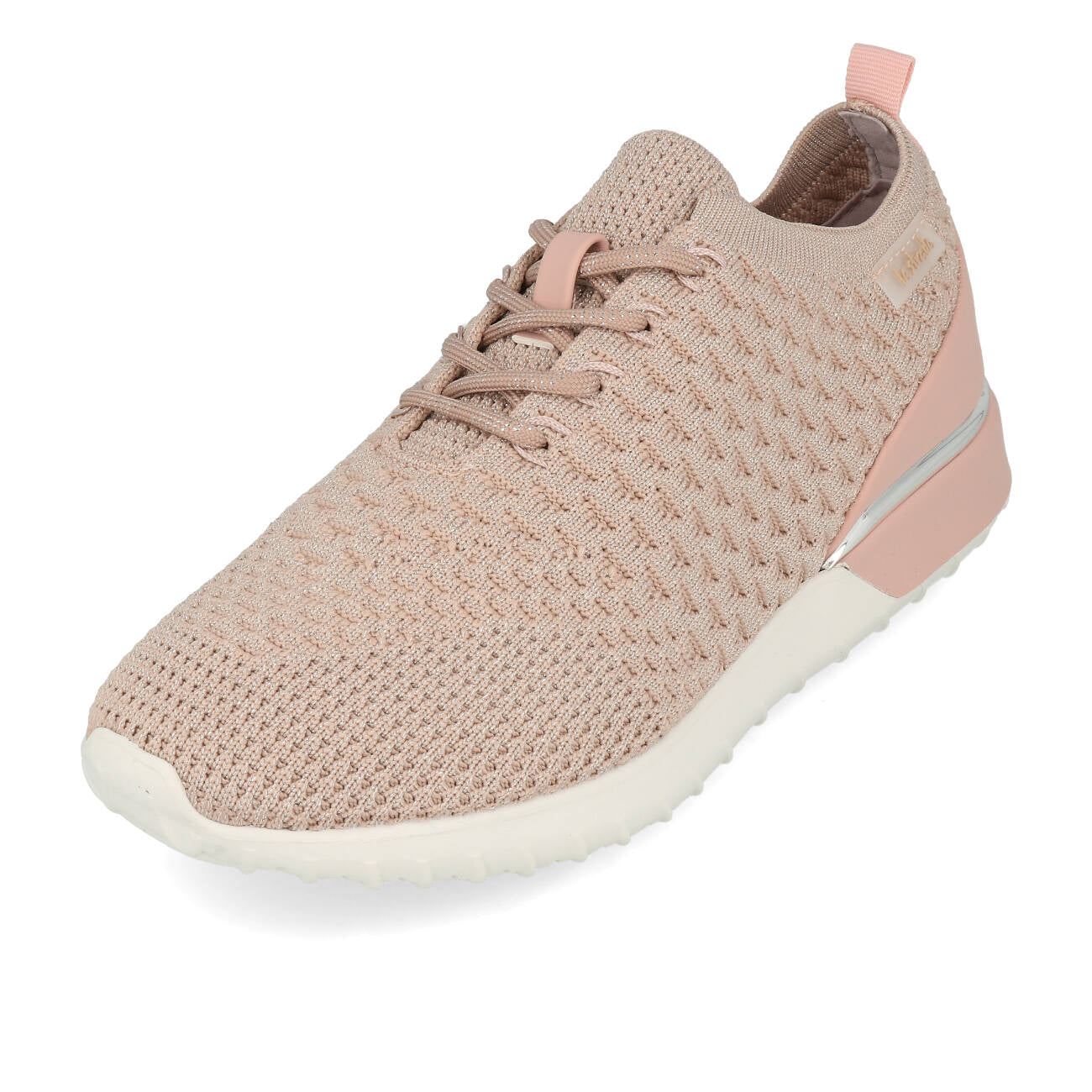 La Strada 2101381 Trampki damskie Nude Silver Knitted