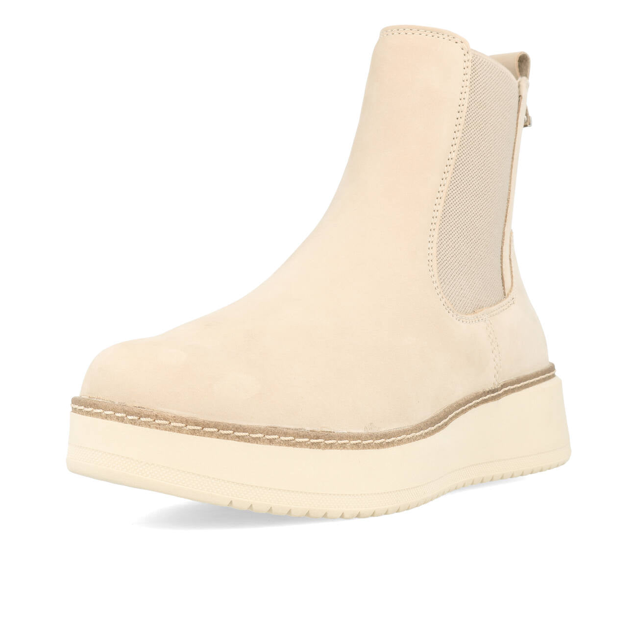 Tamaris 1-25403-41-353 Botki Chelsea Damskie Nubuk Taupe
