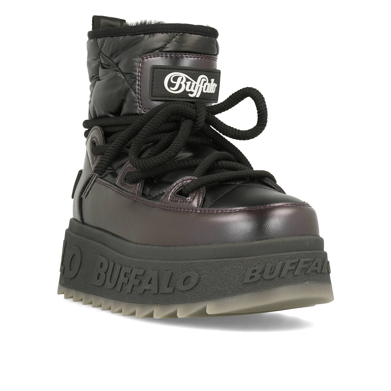 Buffalo Eliza Snow Boot Wegański Nappa Czarny