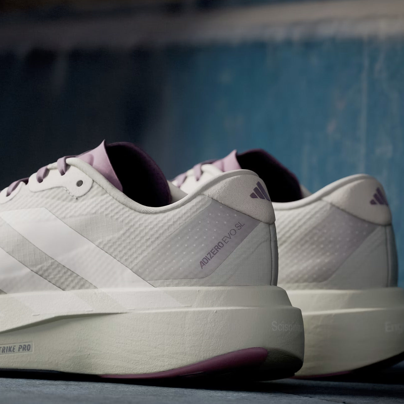 adidas Damskie Adizero EVO SL Woven H.K. Putty Grey Alumina Shadow
