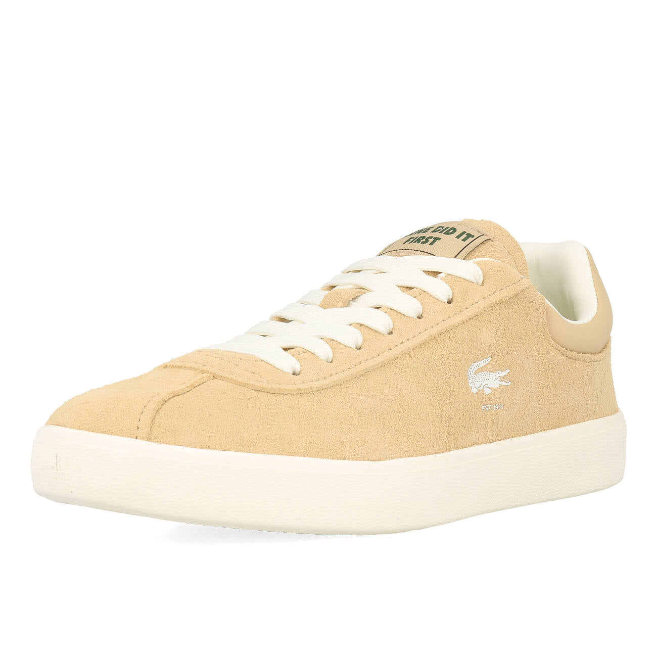 Lacoste Baseshot 124 2 SFA Damskie Jasnobrązowe Złamana Biel