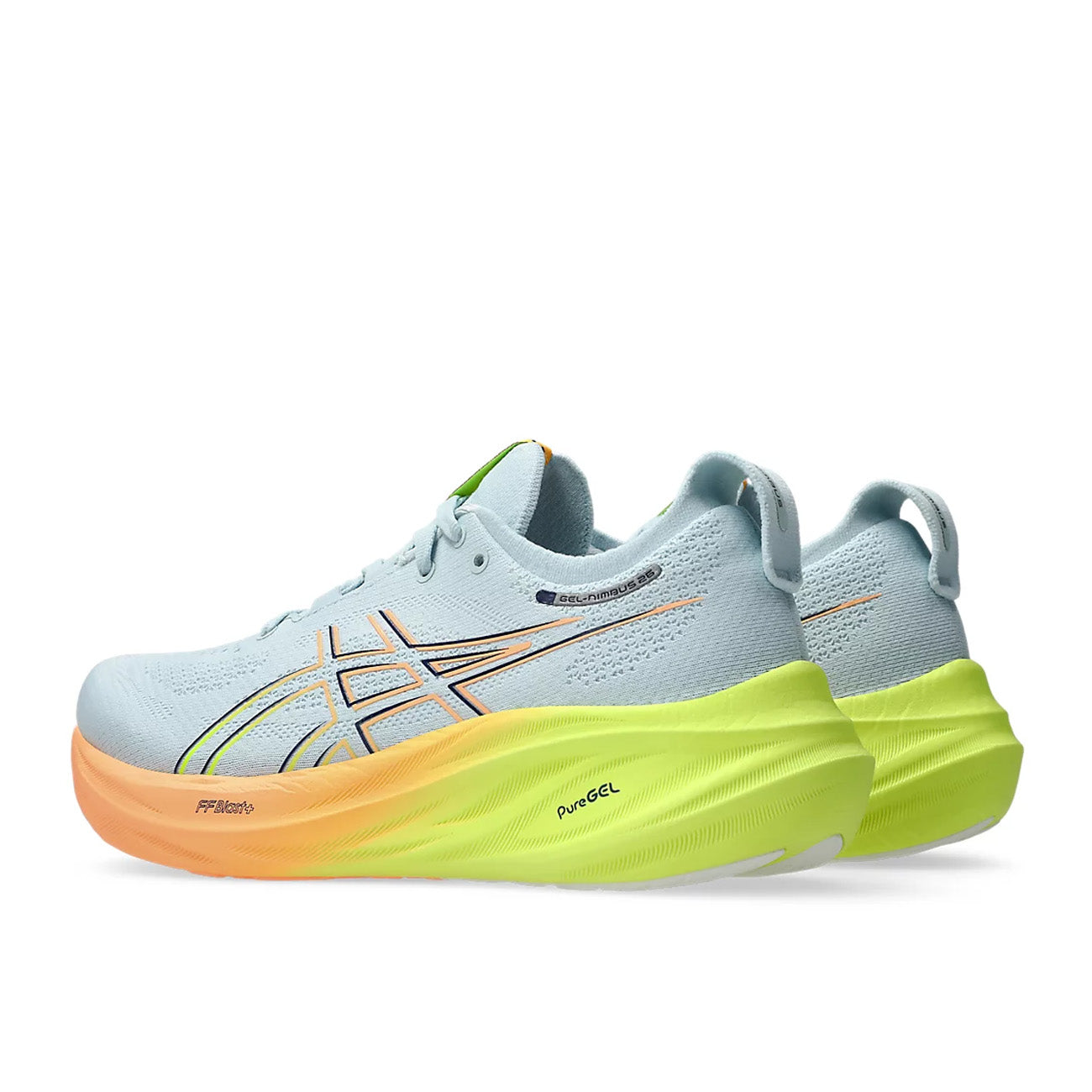 Asics Gel-Nimbus 26 PARIS Damskie Cool Grey Safety Yellow