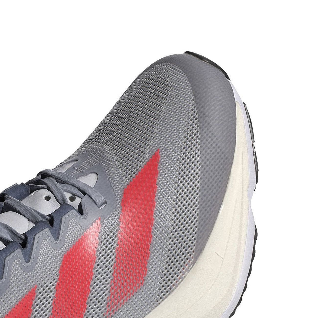 adidas Adizero Boston 12 M męskie szare, słoneczna czerwień