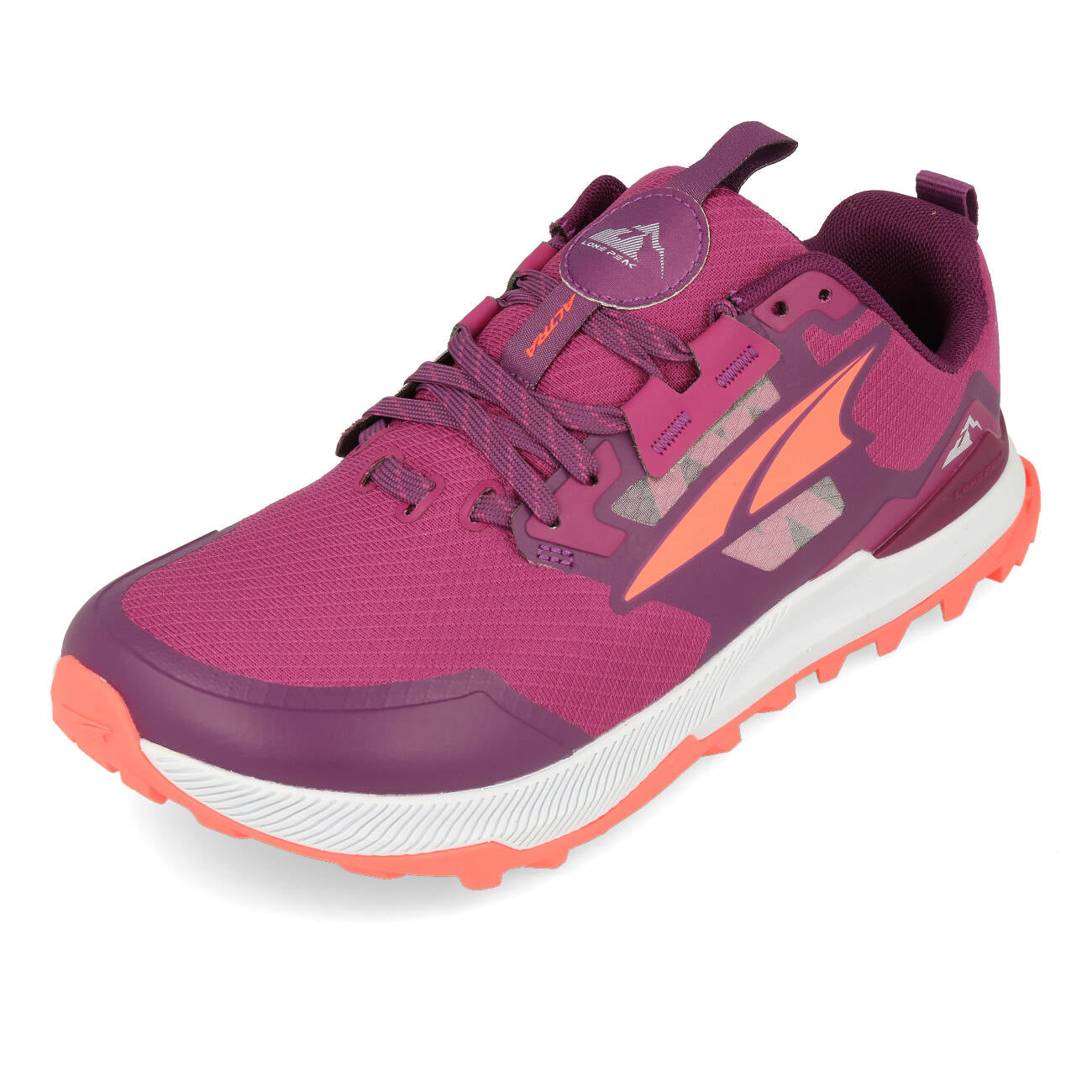 Altra W Lone Peak 7 damskie fioletowo-pomarańczowe